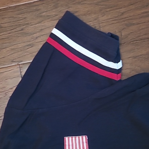 Chaps men's navy blue Polo style shirt size Large - Picture 3 of 7